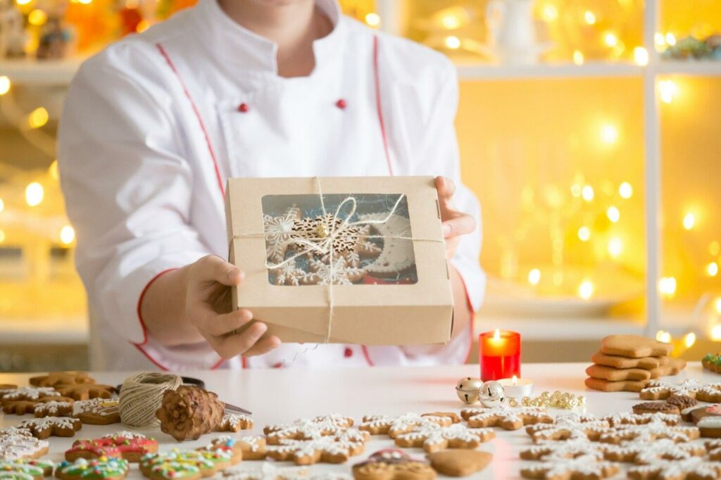 christmas cookies box